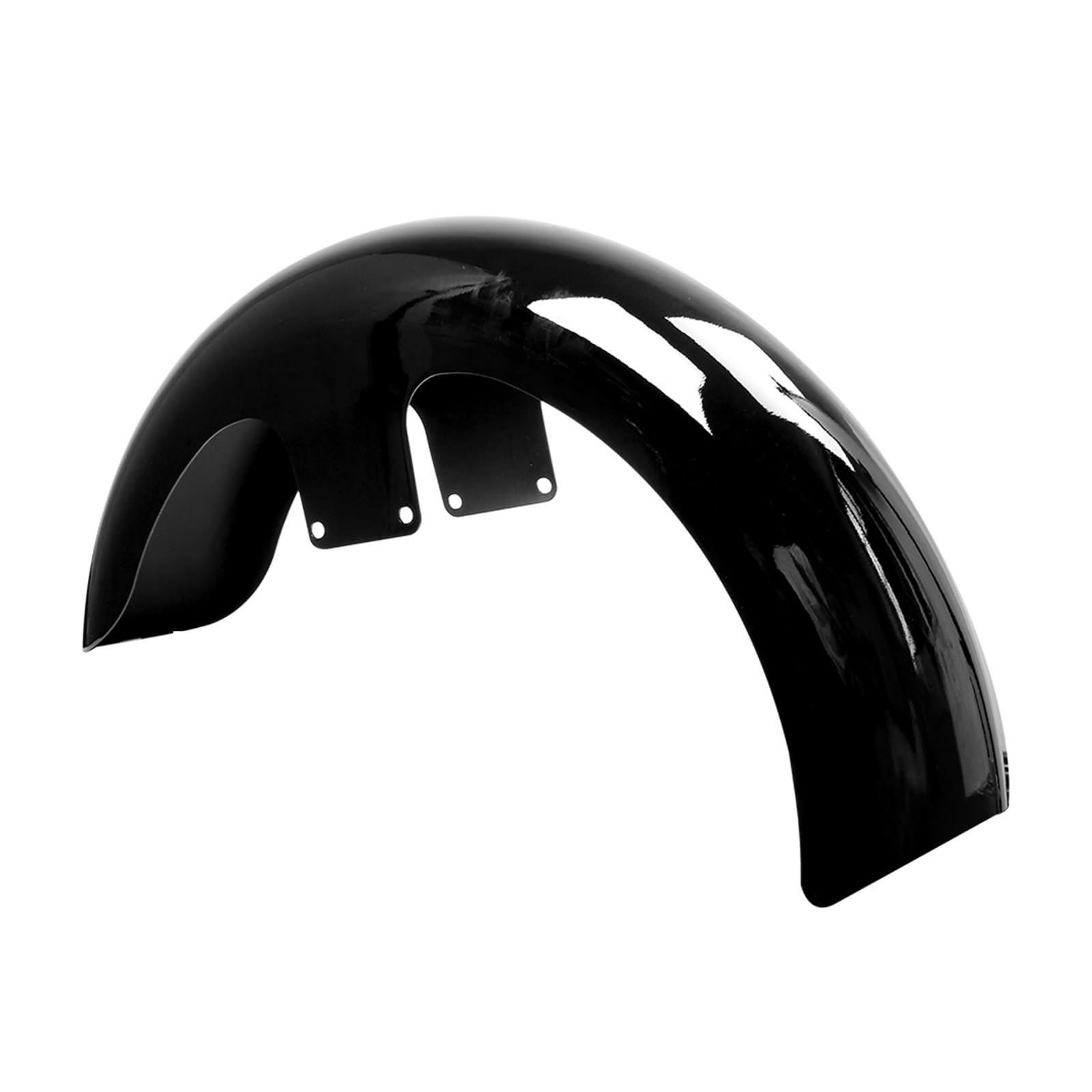 Parafango Motocicletta Parafango Anteriore Avvolgente Per Ruota Plastica ABS Nero Lucido Per Moto 21 Pollici Per Touring Electra Street Glide CVO Custom Baggers Fender Motocicletta
