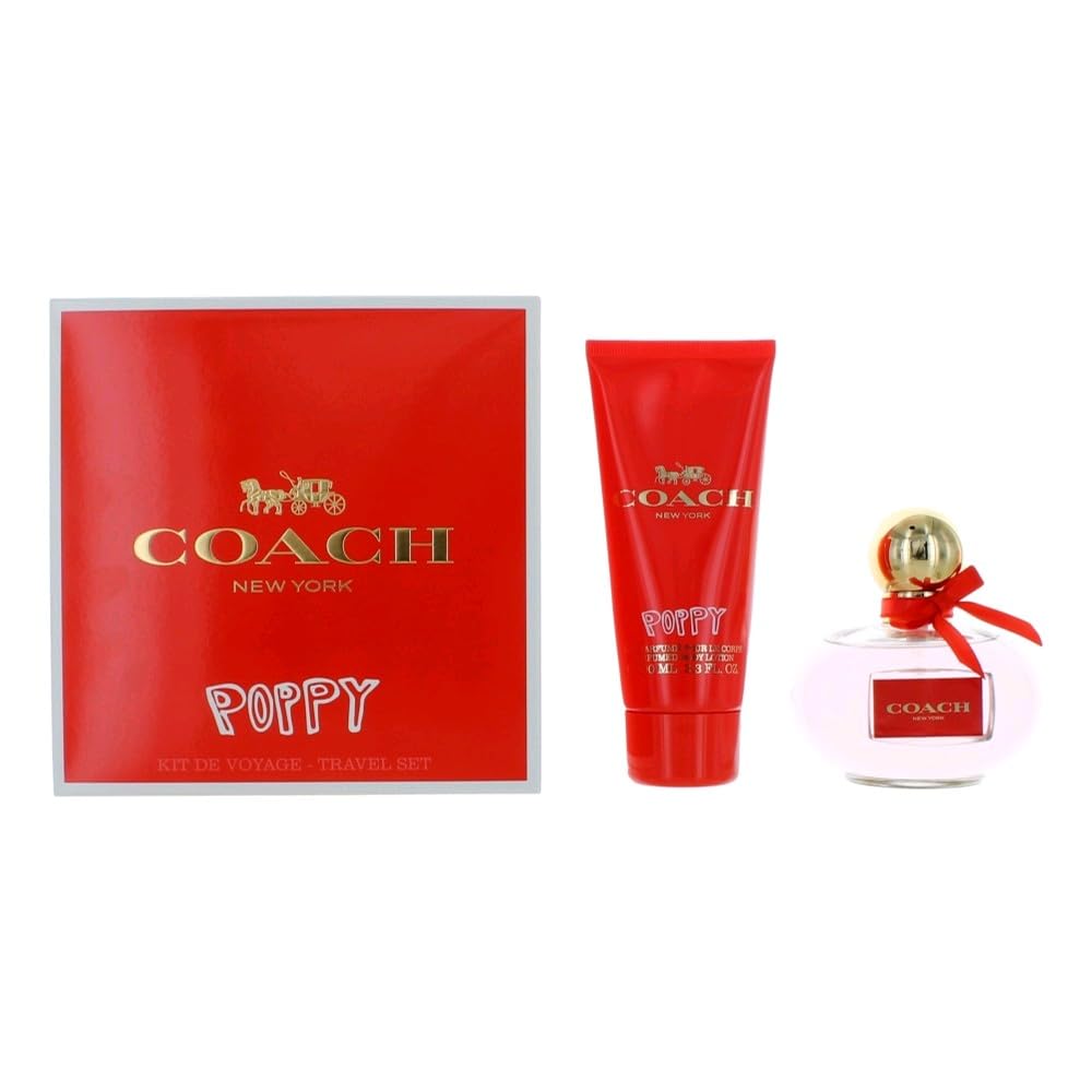 Coach Poppy 2 Piece Zestaw prezentów: Eau De Parfum 100ml - Body Lotion 100ml