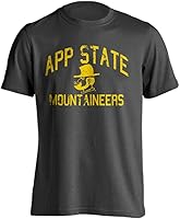 Vista 39 de Sport Your Gear NCAA Camiseta de manga corta retro con licencia oficial de aspecto desgastado para el día del juego, camiseta de espíritu deportivo