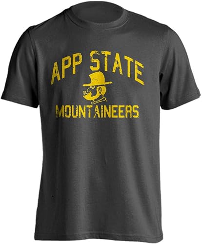 Miniatura 39 de Sport Your Gear NCAA Camiseta de manga corta retro con licencia oficial de aspecto desgastado para el día del juego, camiseta de espíritu deportivo