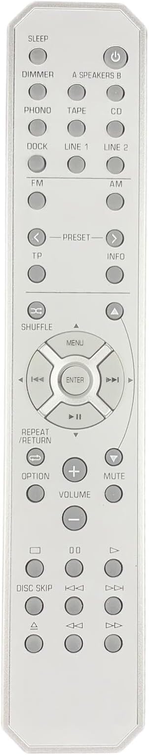 High Durability Remote Control Featuring Wide Device and Ergonomic Comfort for MBE1158 RAX23 Home Entertainment Remote Control
