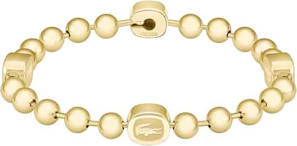 Lacoste☆チェーン ブレスレットVIGOR Amazon.com: Lacoste Vigor Bead Chain Bracelet for Men