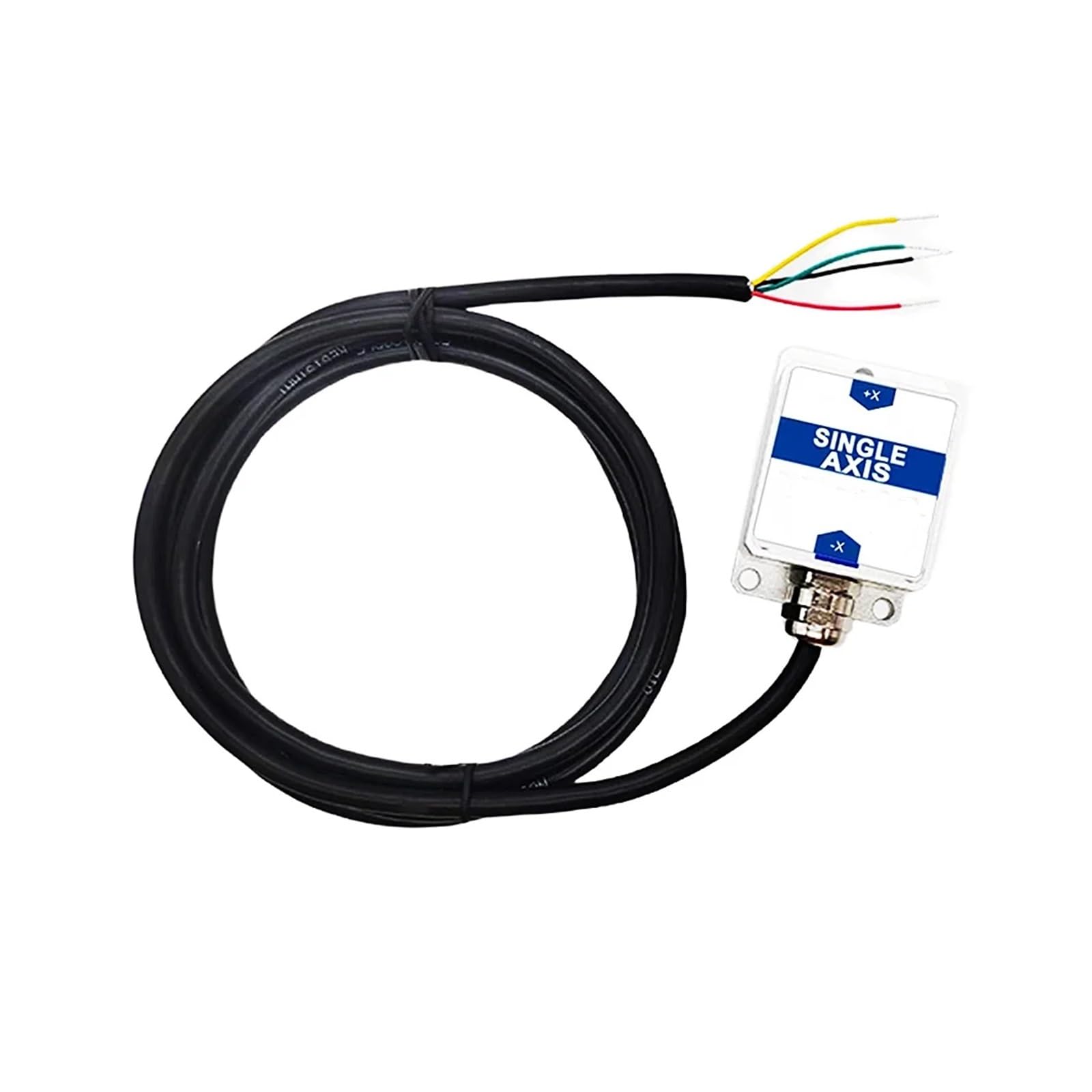 CHBMSS Single Axis Tilt Sensor Inclinometer, RS232 Serial Output Single Axis Inclination Sensor Electronic Level