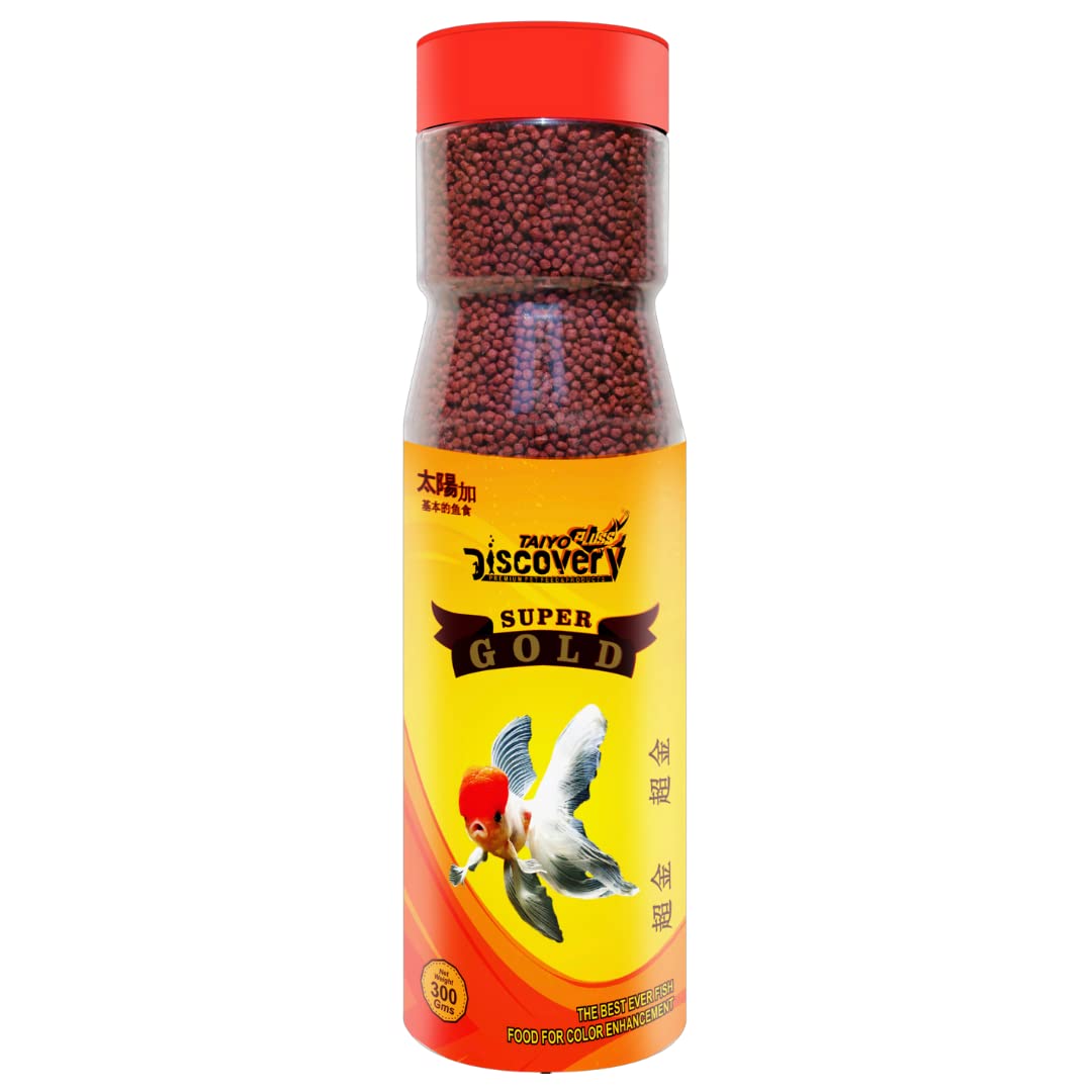 Taiyo Pluss Discovery® Super Gold Fish Food - 300 g | Aggressive Colour Enhancing Formula & Marvellous Growth for Gold Fishes of All Life Stages (B0BJF2KLBK) Amazon Price History, Amazon Price Tracker
