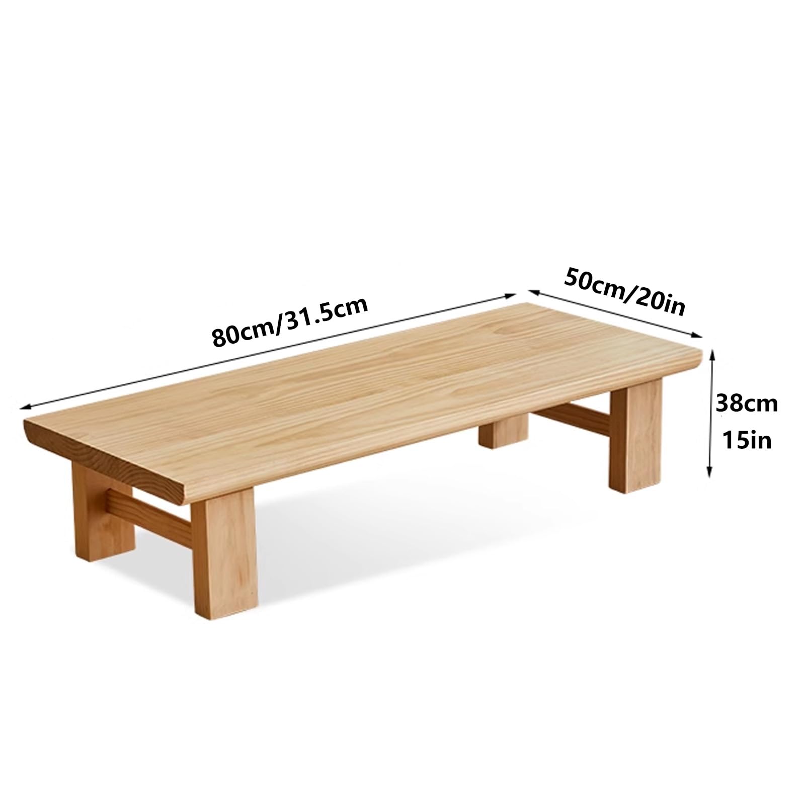 Amazon.com: BELELUCKY Japanese Floor Table, Solid Wood Japanese