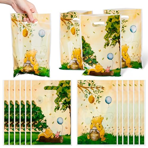 Z1juce 50PCS Vintage Winnie Party Favor Bags Winnie...