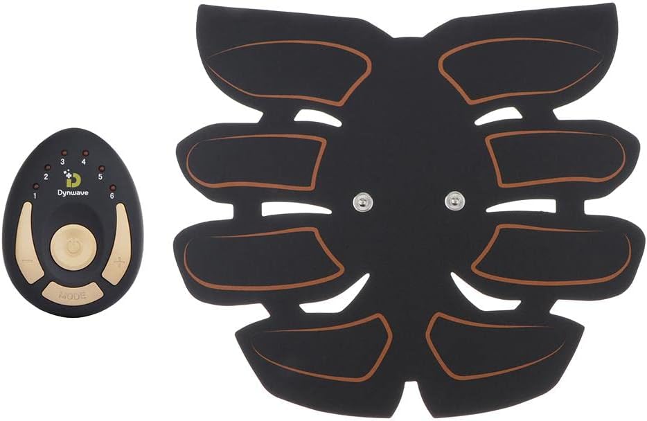 IVELECT 8 Pads Abdominal Muscle Toner Abs Trainer Muscle Stimulator Fitness Training