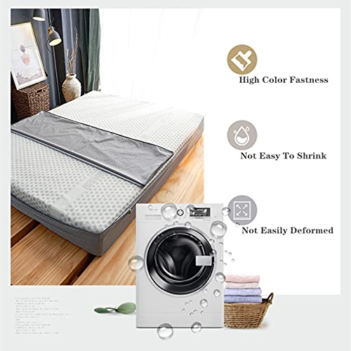 HAIBA Beddengoed Waterdichte Rits Premium Matrashoes, Bed Bugs En Stofmijt Proof Matrashoes, Bruin, 150x200+10cm - Image 6