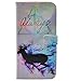 iphone 6S Case - Unique Deathly Hallows Always Deer Splatter Pattern Slim Wallet Card Flip Stand PU Leather Pouch Case Cover For Apple iphone 6 6S New Arrival - Cool as Great Gift
