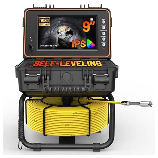 HD Sewer Camera with Self-Leveling Function