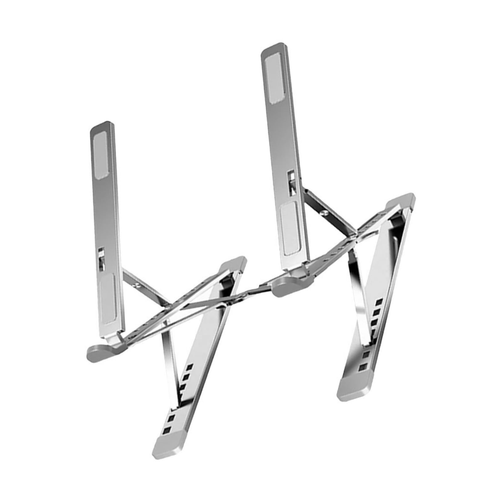 Operitacx Soporte para Portátil De Aleación De Aluminio Elevador Ergonómico Multifuncional para Oficina y Viajes Color Plateado