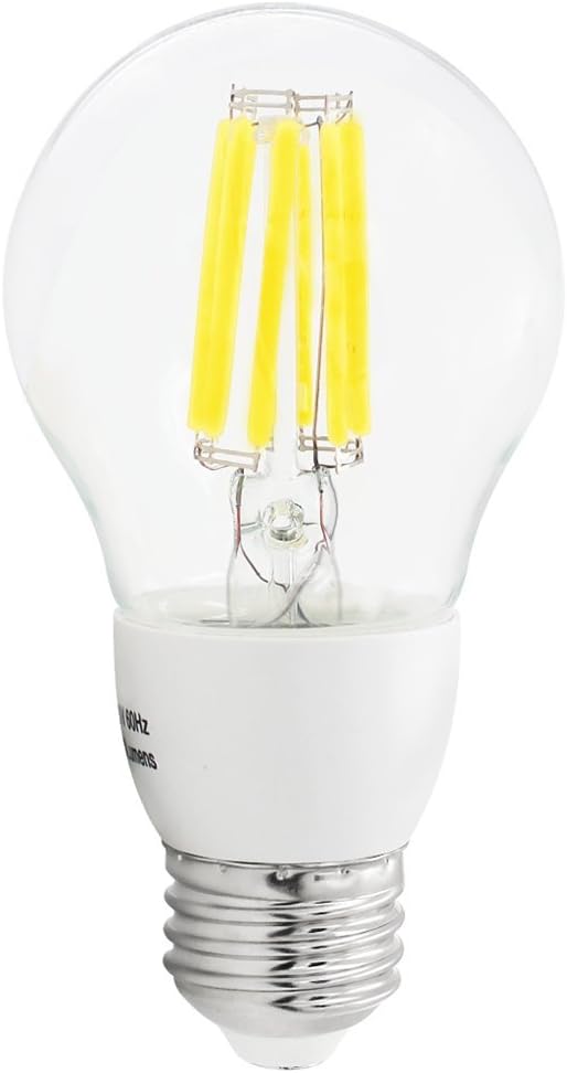 TORCHSTAR Vintage Filament 6W LED A19 Bulb, 60W Incandescent Equivalent Edison Style Nostalgic A19 Light Bulb, 2700K Soft White, E26 Base for Pendant, Chandelier, Sconce, Ambient Decorative Lighting