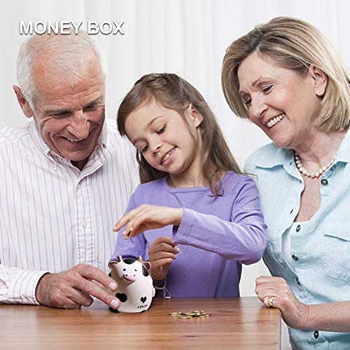 Simpatico salvadanaio a forma di mucca
