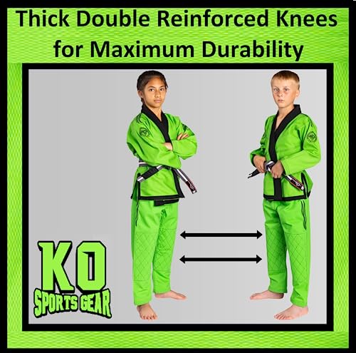 Ko Sports Gear Kids Gi Uniform Set, Bjj Jiu Jitsu Gi thumb #4