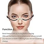 Eyebrow Shaping Kit,Eyebrow Shaper, Eyebrow Ruler Eyebrow Corrector, Professional Level Measure Tool for Eyebrow, Drawing Line Kit for Eyebrow,Reuseable Eyebrow Positioning Tool - Image 4