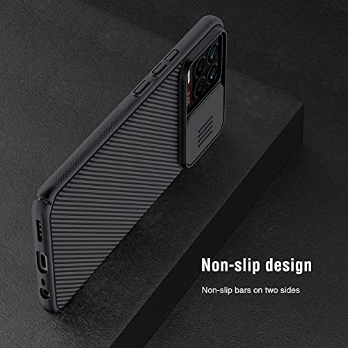 Image of Nillkin Case for Oppo Realme Real Me 8 / Realme 8 Pro (6.4 inch Inch) CamShield Slider Camera Close & Open Case Protect Black Color PC Finish