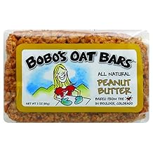 Bobos Oat Bar All Natural Peanut Butter Oat Bar  3 Oz