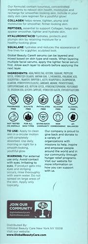 Miniatura 2 de Global Beauty Care Smooth & Lift Suero facial de colágeno Péptidos, ácido hialurónico, 1 fl. oz (1.0 fl oz)