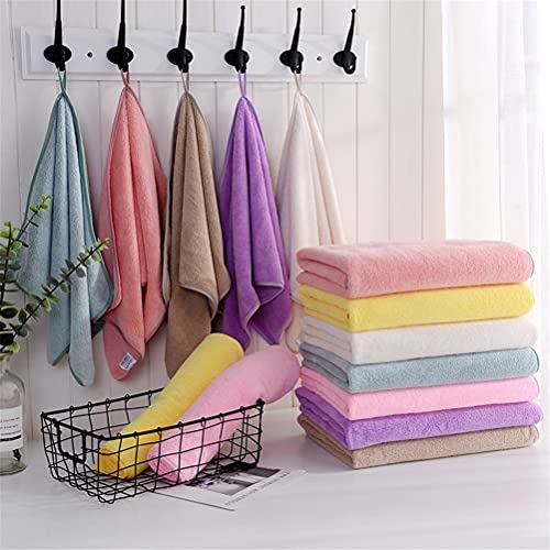 Rtbbyu Solid Color Face Towel Hand Towels Bathroom Home Hotel For Kids Adults 35*75Cm Visage ( Color : 05 ) #TOP3