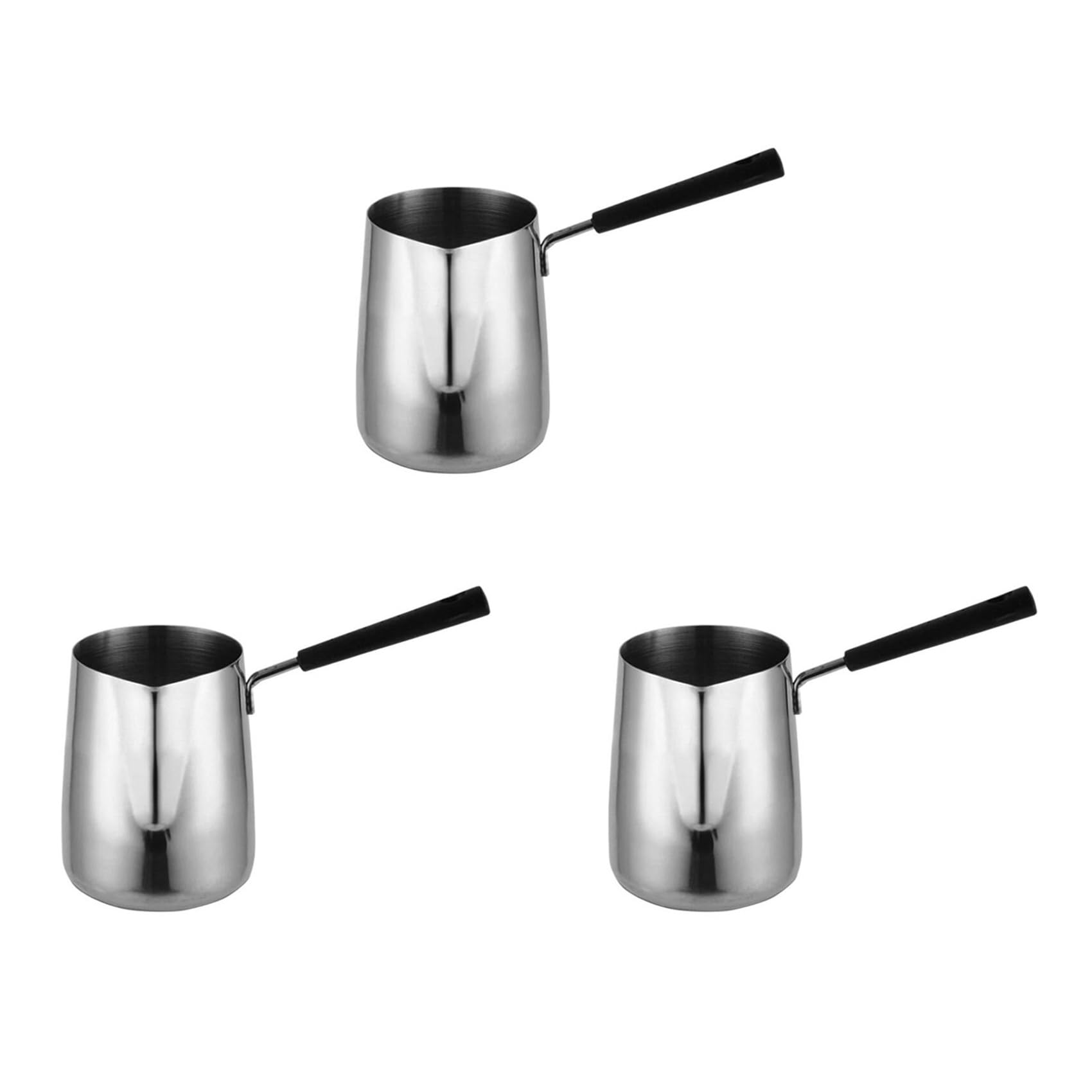 Hndhbfgrt 3X Long Handle Wax Melting Pot Candle Soap Melts Pot Scented Wax Melts Coffee Pitcher Latte Milk Frothing Jug, 350ML