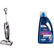 Bissell Crosswave Pet Pro All in One Wet Dry Vacuum Cleaner, 2306A and Bissell 1789G MultiSurface Floor Cleaning Formula for Crosswave and Spinwave (80 oz)