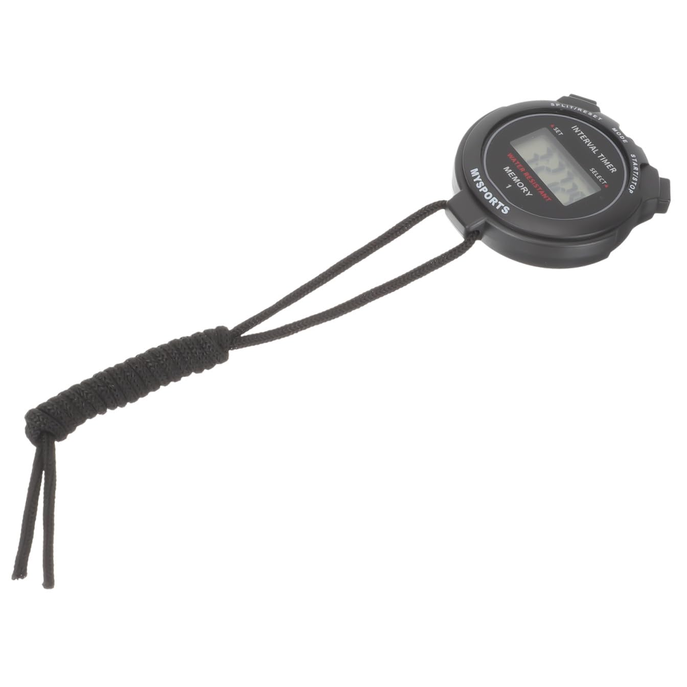 5 Pezzi Cronometro Elettronico per Sportivi Timer LCD Professionale per Corsa e Allenamento con Inclusa