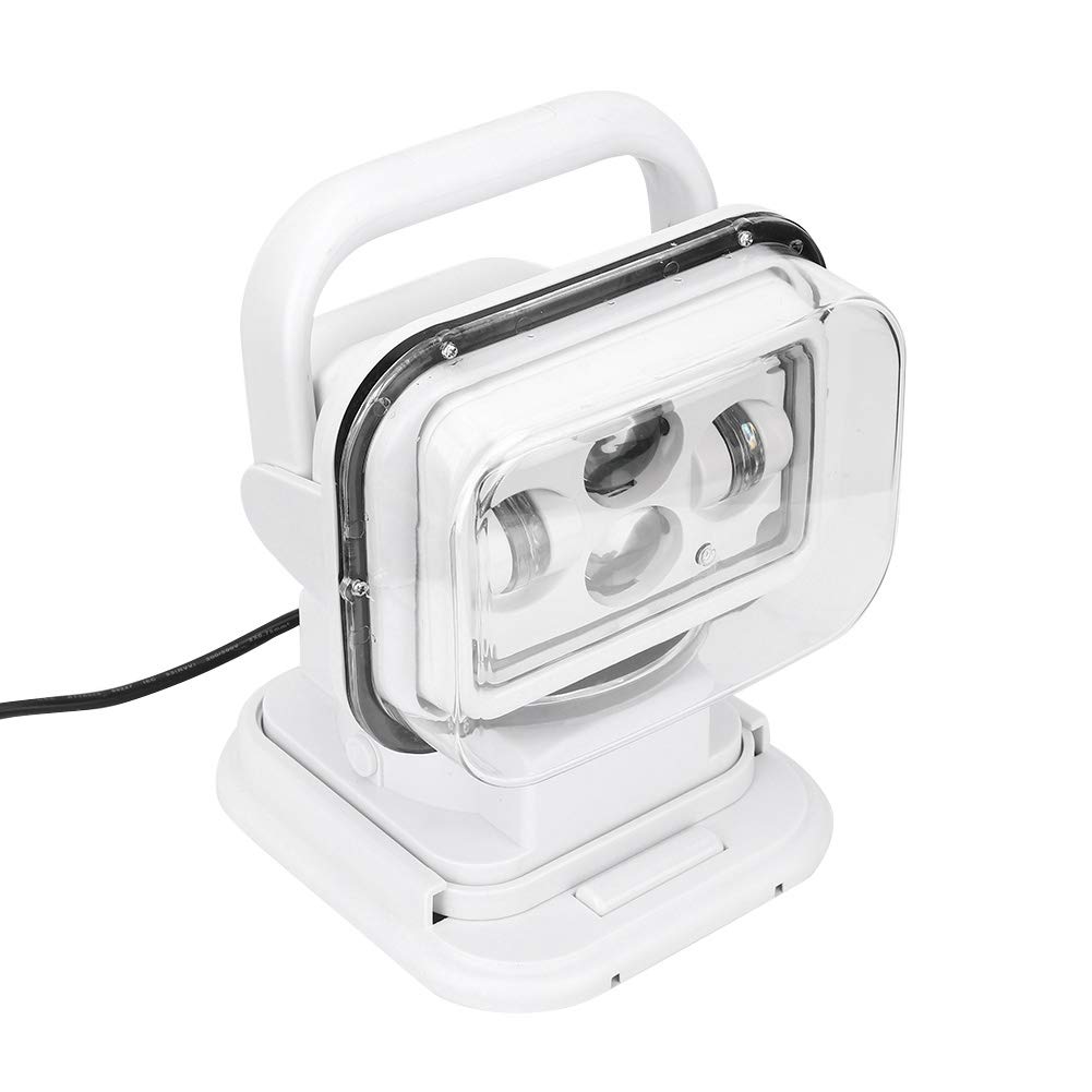 Projecteur de Travail étanche avec Télécommande LED 60W, pour Voitures, Yachts, SUV, Spot LED, Puissant, Blanc Brillant