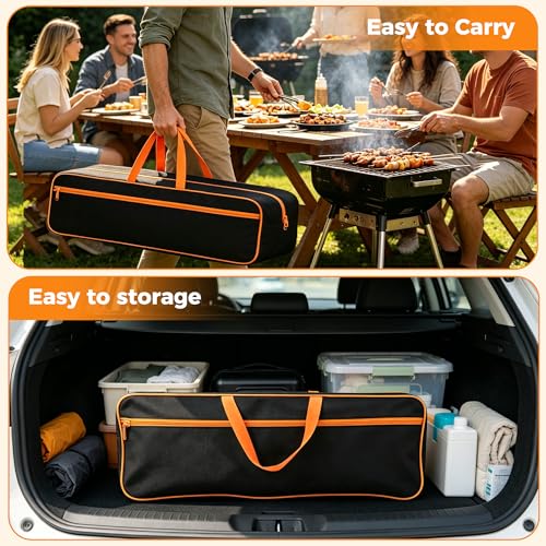 Bolsa Porta Utensilios para Parrilla 25.6 x 7 x 9.8 pulg miniatura 5