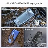 DOOGEE Blade 20 Rugged Smartphone Android 15 Rugged Phone 10300mAh Big Battery 6.6" 90Hz HD+ IPS Display 20GB RAM+128GB ROM 16MP AI Camera Triple Card Slot SIM-Free & Unlocked Mobile Phone - Black - Image 9