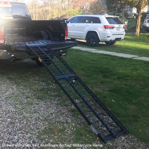 Titan Ramps 9\' Heavy-Duty Arched Motorcycle Loading Ramp - 900 lb. Capacity