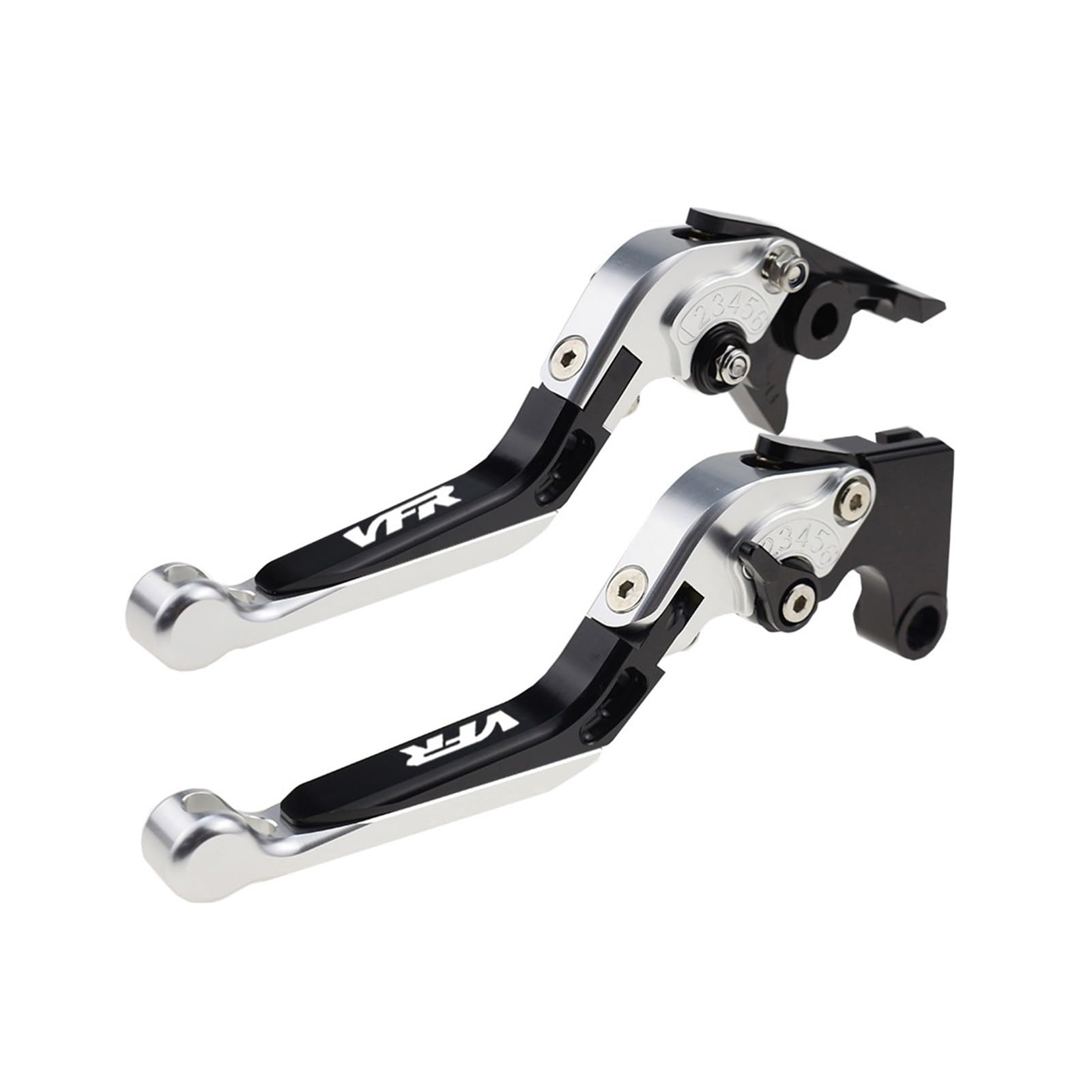 Jghfdws 11 Motorcycle Brake Clutch Lever Set For Vfr750/800 Motorcycle Folding Extendable Brake Clutch Levers Set(11)