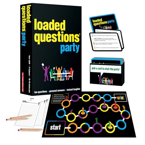 Loaded Questions Party Game, Hilarious 'Who Said What?' Game for Family & Friends, Fun Icebreaker...
