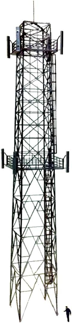 1:87 HO Scale Model Train Communication Tower Sand Table Railway Communication Tower