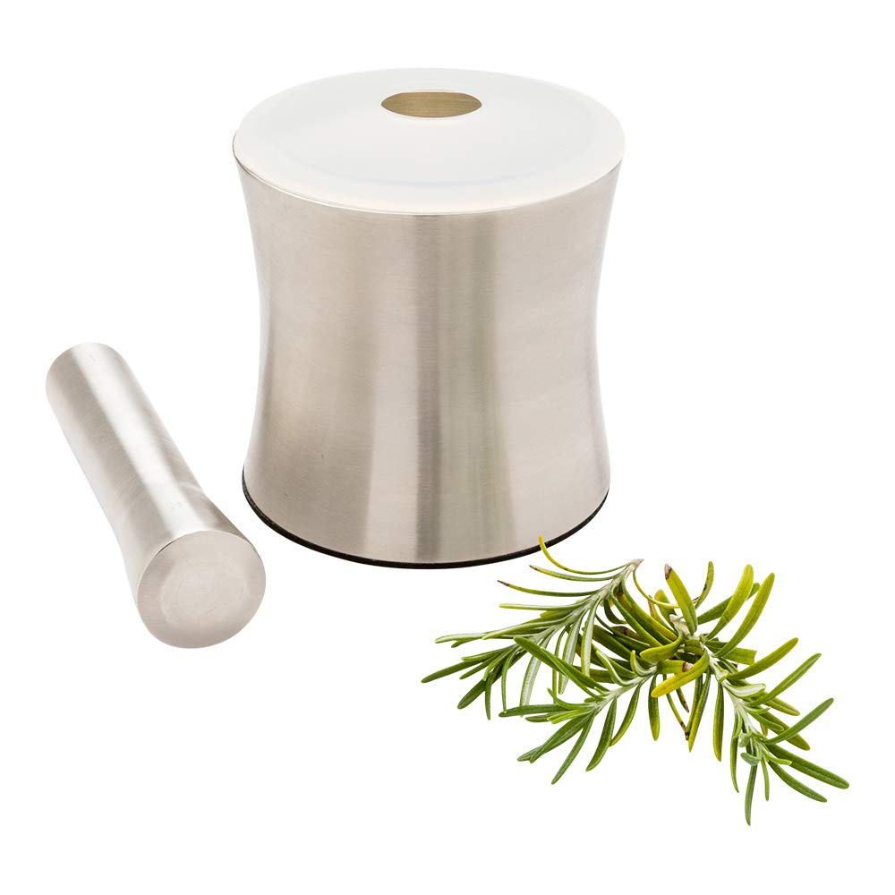 Buy Restaurantware 5" Stainless Steel Mortar and Pestle Set Slip