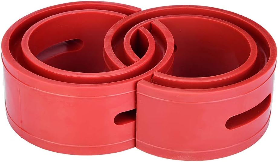 Shock Absorber, 2pc Car Shock Absorber Buffer Spring Bumper Cushion Red TPE Type A-F(B)