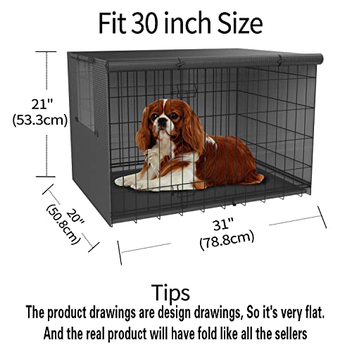 Tonint Dog Kennel Cover,Crate Covers For Dog Cages,Crate Cover 24 30 36 42 48-Inch,Dog Cage Cover,Waterproof Dog Crate Cover,Dog Kennel Cover,Dog Enclosure Covers,Dog Crate Covers Large And Small #TOP1