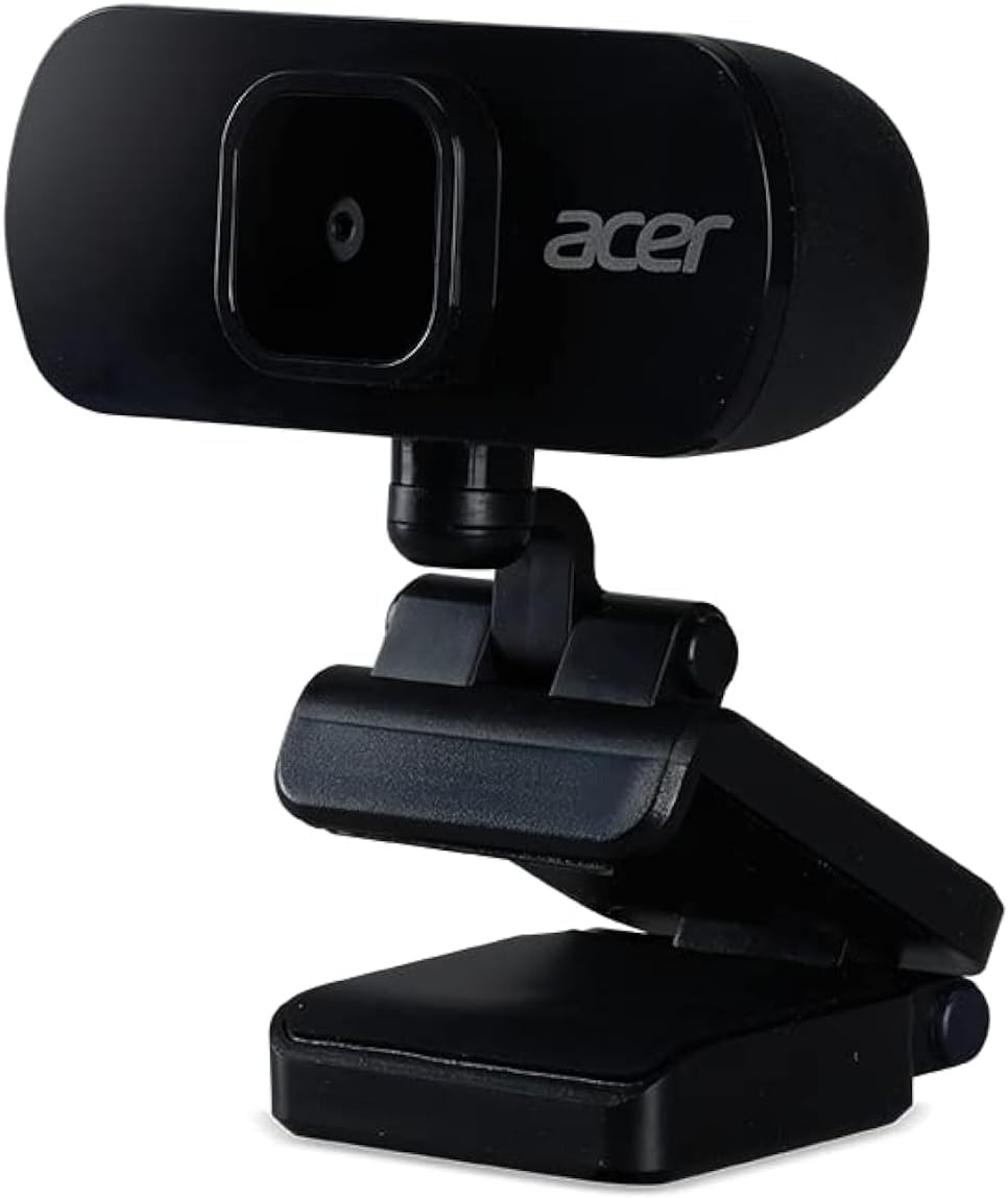 Full HD USB Streaming 2MP Webcam | 1080P HD | 360ยฐ Rotation | Digital Microphone | Plug & Play for Desktop or Laptop PC | Stream for Zoom, Skype, Facetime, YouTube | Conference Calls & MS Teams