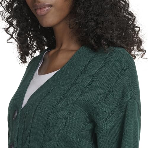 Image of Tommy Hilfiger Women's Boxy Varsity Cable Cardigan