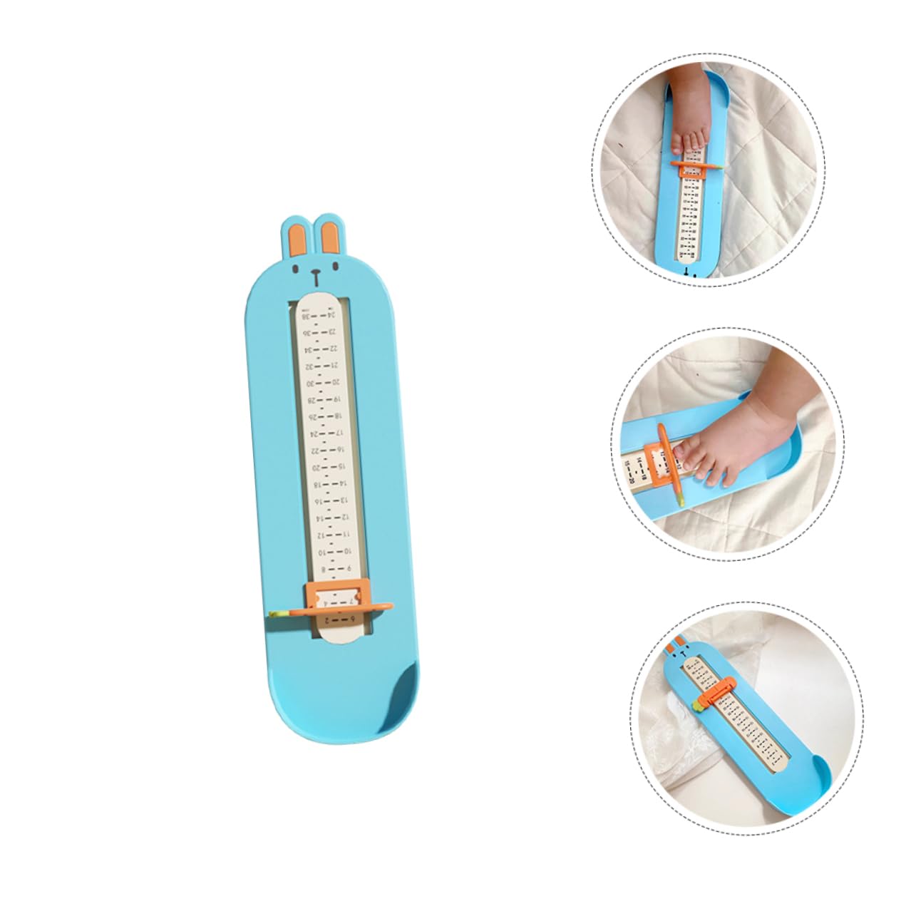 VALICLUD 3piezas Medidor De Pies Infantil Preciso Regla De Medición Para Calzado De Niño Niña y Bebés Herramienta De Medición Fácil y Rápida Para Comprar Zapatos Línea Diseño