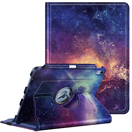 Fintie Rotating Case for iPad (A16) 11th Generation 11 Inch (2025), iPad 10th Generation 10.9 Inch (2022) - [Built-in Pencil Holder] 360 Degree Rotating Protective Stand Cover, Galaxy