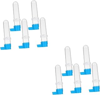 ABOOFAN 10 pcs Bird Drinker Bird cage Water Dispenser Automatic Parrot Water feeders Automatic Bird Feeder Conure Water feeders Pet Supplies auto Feeder Birdcage Small Animals Plastic