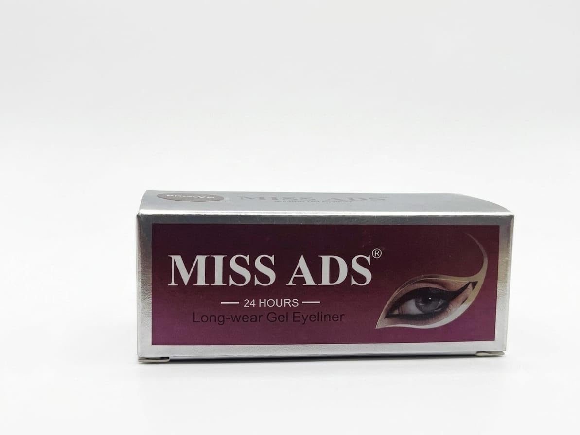MISS ADS 24 Hours Long-Wear Gel Eyeliner Set | Waterproof & Smudge Proof Gel Eyeliner-image-14