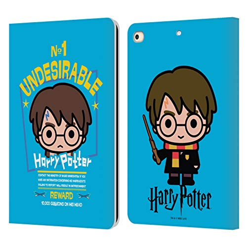Head Case Designs Officially Licensed Harry Potter Reward Deathly Hallows I Leather Wallet Case Compatible with Apple iPad 9.7 2017 / iPad 9.7 2018