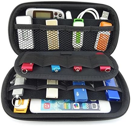 ZXUY Big Capability USB Flash Drives Bag, Black