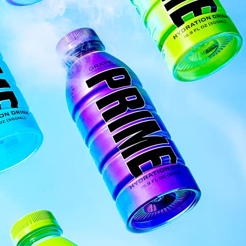 Image of Prime Grape Hydration Drink, 16.9 fl oz ℮ 500 ml, 12 Pack