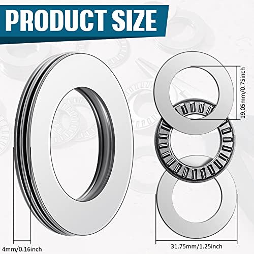 Tondiamo TONDIAMO-ROLLER BEARINGS-235 10 Sets Thrust Needle Roller Bearings thumb #1