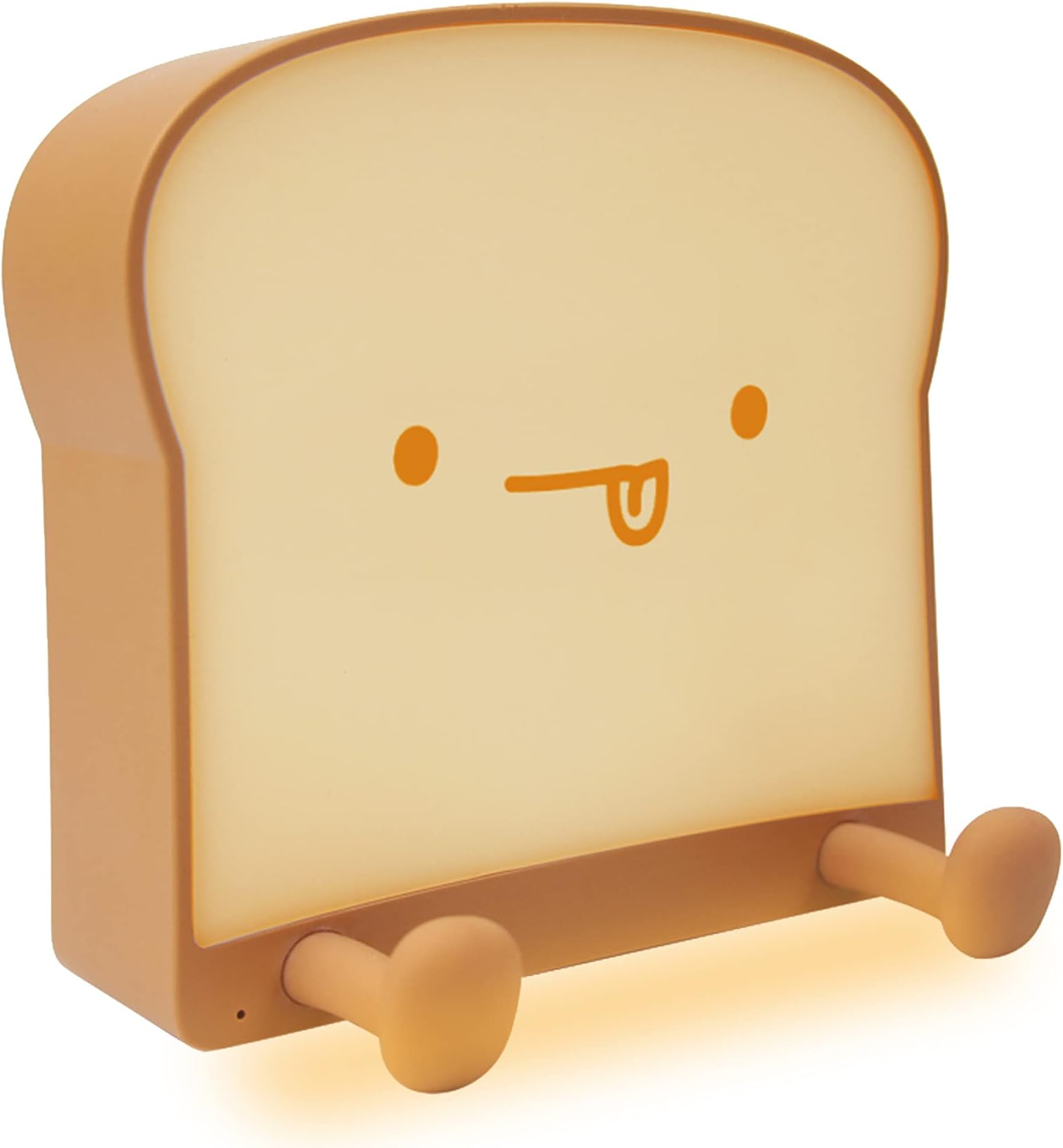 Cute Night Light Toast Bread LED Night lamp with Rechargeable, Portable Bedroom Bedside Bed lamp Christmas Gifts Ideas for Tween Teenage Teenager Teens Girls Boys Women