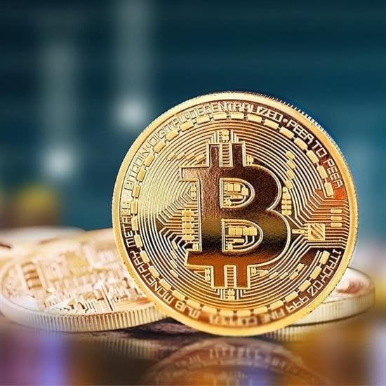 GüncelÇarşı 4 Adet Bitcoin Madeni Hatıra Parası Madeni Bitcoin Hediye Sikke Para