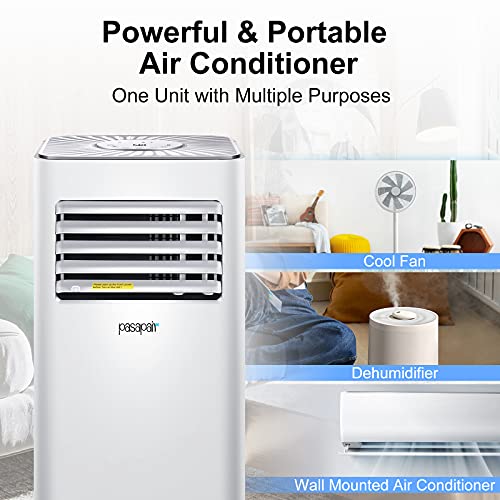Pasapair 8000 BTU 3in1 Portable Air Conditioner/Air Cooler with Built
