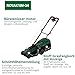 Bosch Akku-Rasenmäher ROTAK18V-34 (Schnittbreite: 34 cm, Schnitthöhe: 25-65 mm, 35 l Stoff-Grasfangkorb, Mulchstopfen, ohne Akku)